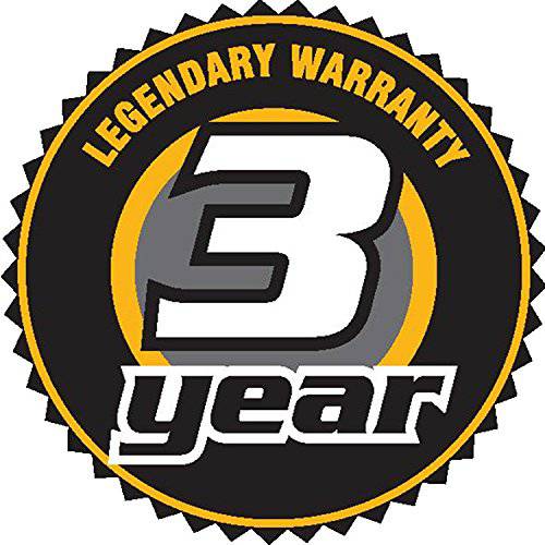 3-year legendary warranty badge for Firman Whisper Series Generator at Cabin Depot