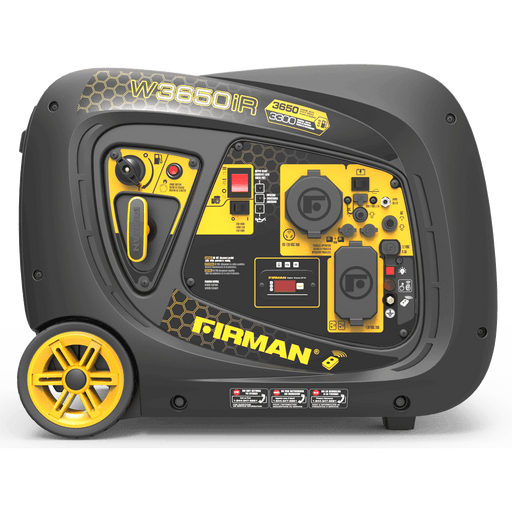 Firman 3,650/3,300W Whisper Series Gas Remote Start Portable Generator cETL and CARB Certified - Generators by Firman