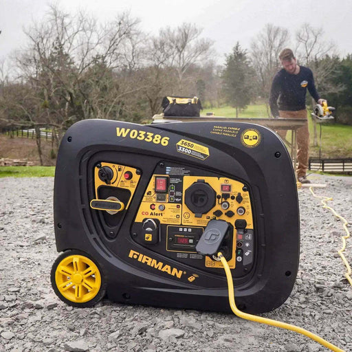 Firman 3,650W Whisper Series Remote Start Generator With CO Alert - Generators by Firman