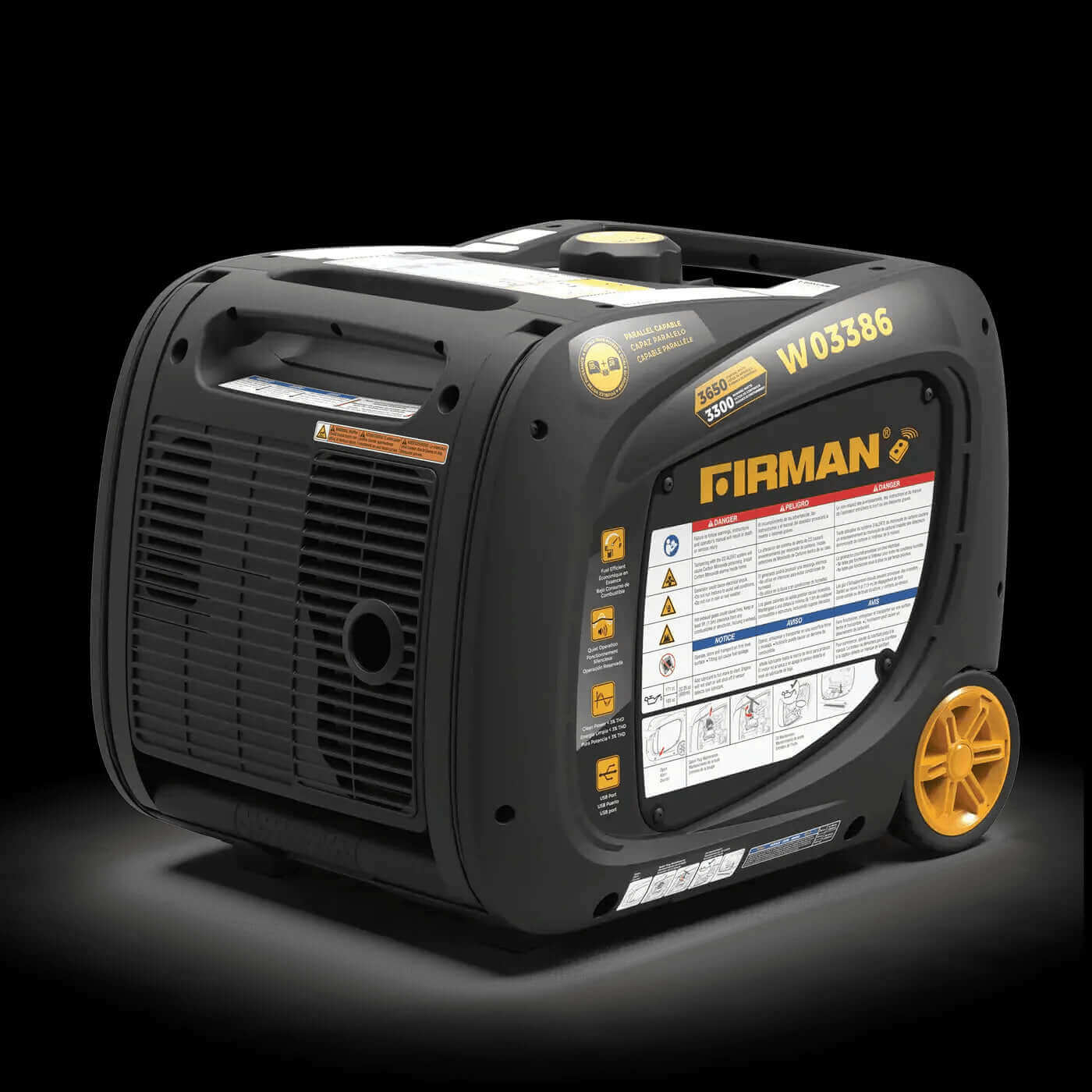 Firman 3,650W Whisper Series Remote Start Generator with CO Alert from Cabin Depot