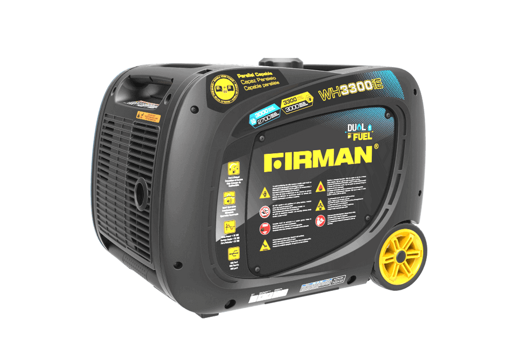 Firman Whisper Series Dual Fuel Electric Start Generator - Generators by Firman