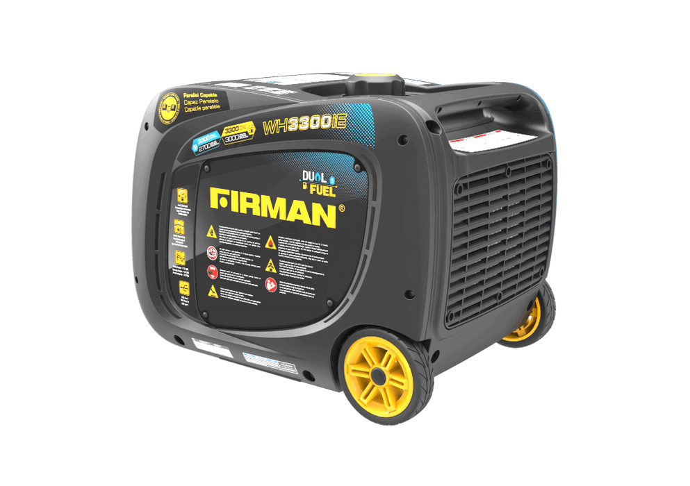 Firman Whisper Series Dual Fuel Electric Start Generator - Generators by Firman