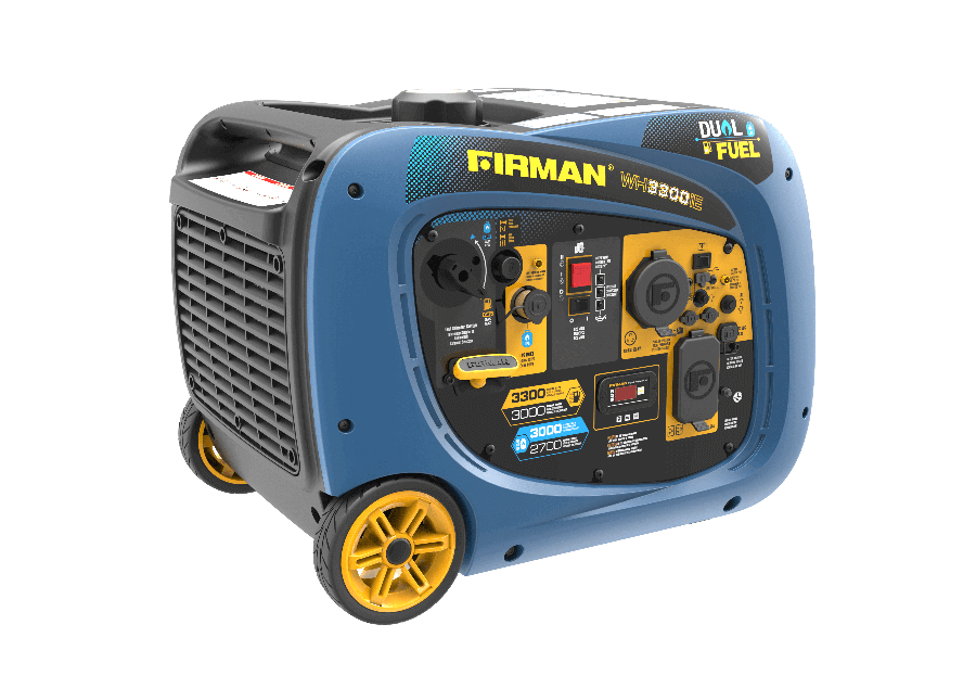 Firman Whisper Series Dual Fuel Electric Start Generator - Generators by Firman