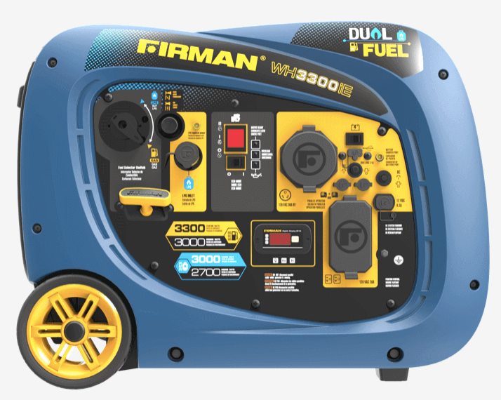 Firman Whisper Series Dual Fuel Electric Start Generator - Generators by Firman