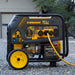 Firman Dual Fuel Portable Generator H08052 for RVs and backup power, engineered in the USA with 3-year warranty.