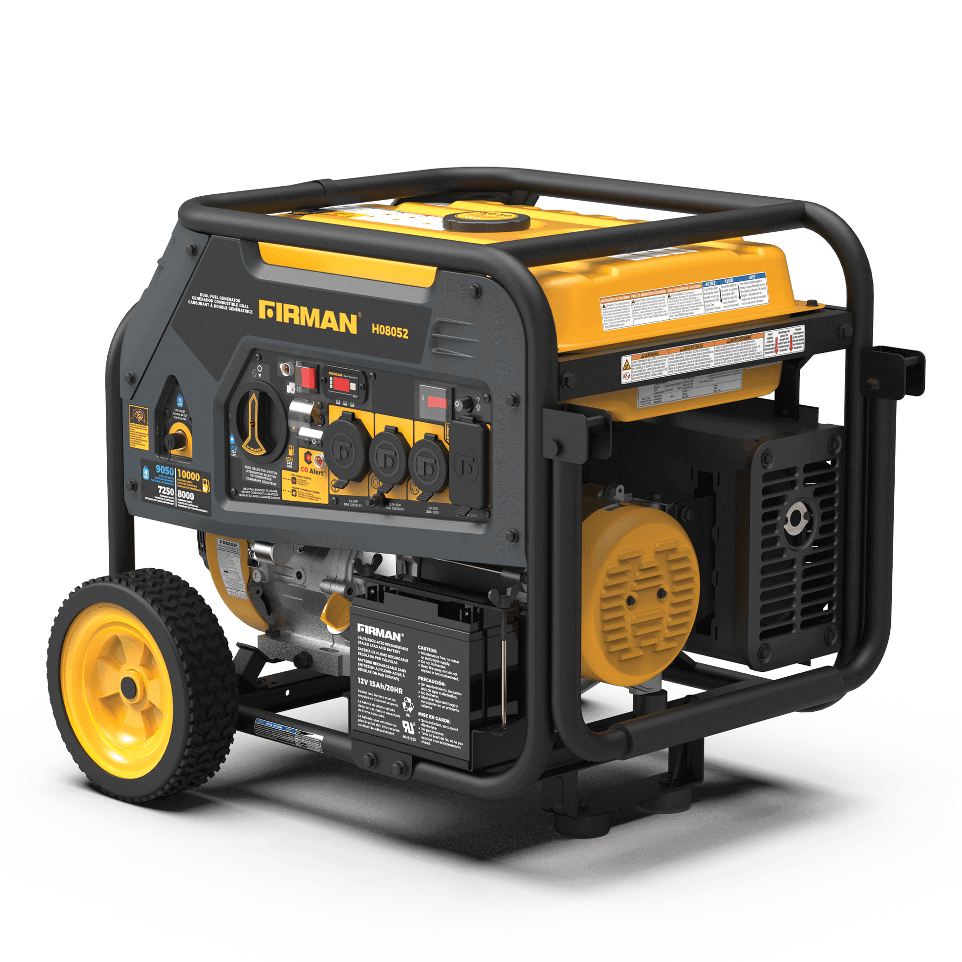 Firman Dual Fuel Portable Generator for RVs and Backup Power - Cabin Depot