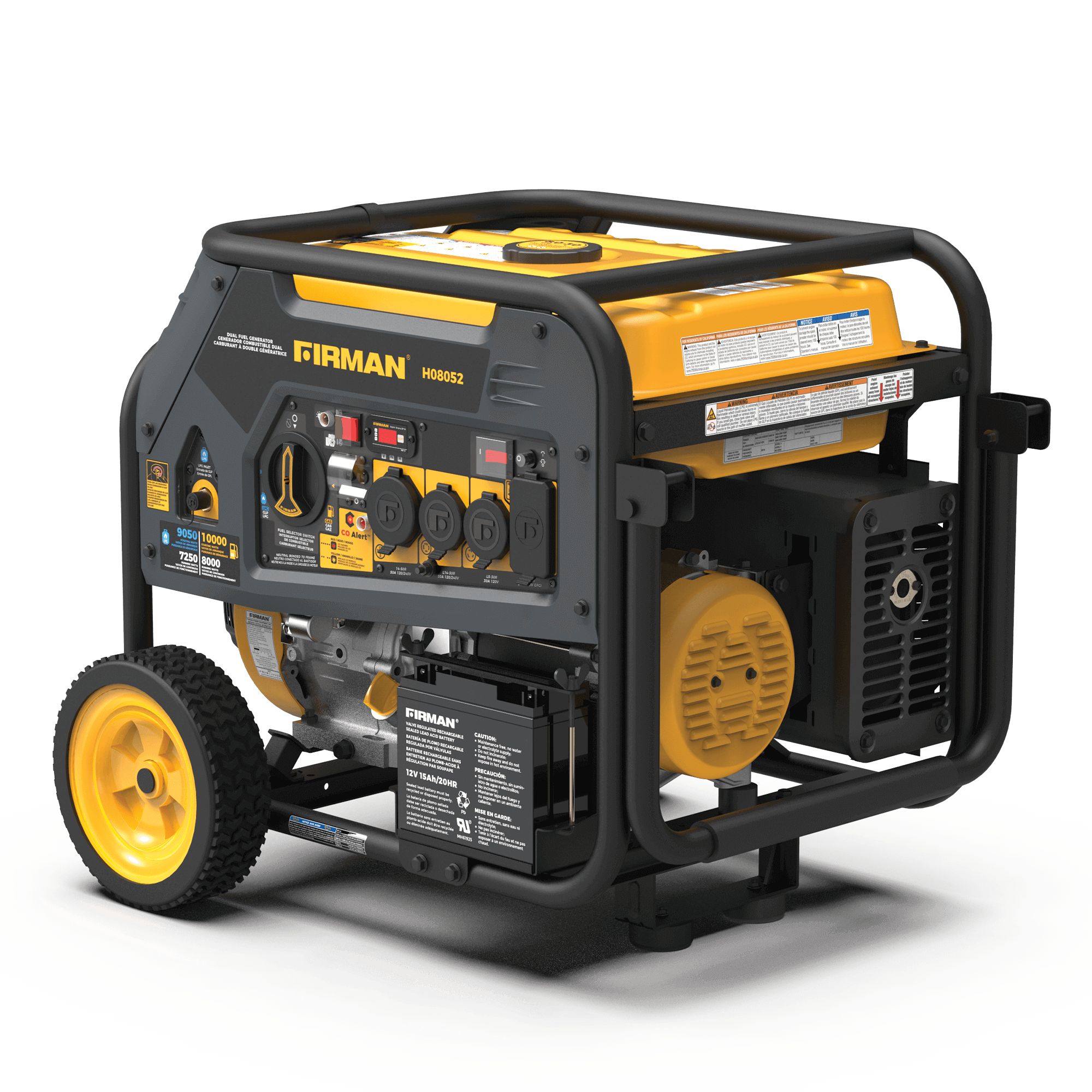 Firman Dual Fuel Portable Generator for RVs and Backup Power - Cabin Depot