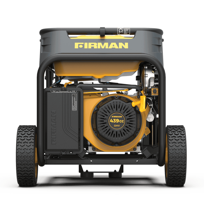 Firman H08052 Dual Fuel Portable Generator with hybrid power, ideal for RVs and backup, engineered in the USA with 3-year warranty