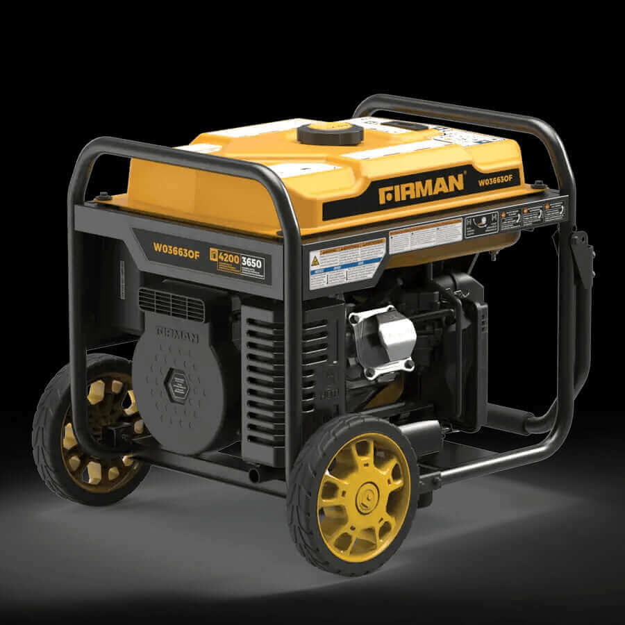 Firman 4,200W Whisper Series portable generator with remote start and CO alert available at Cabin Depot