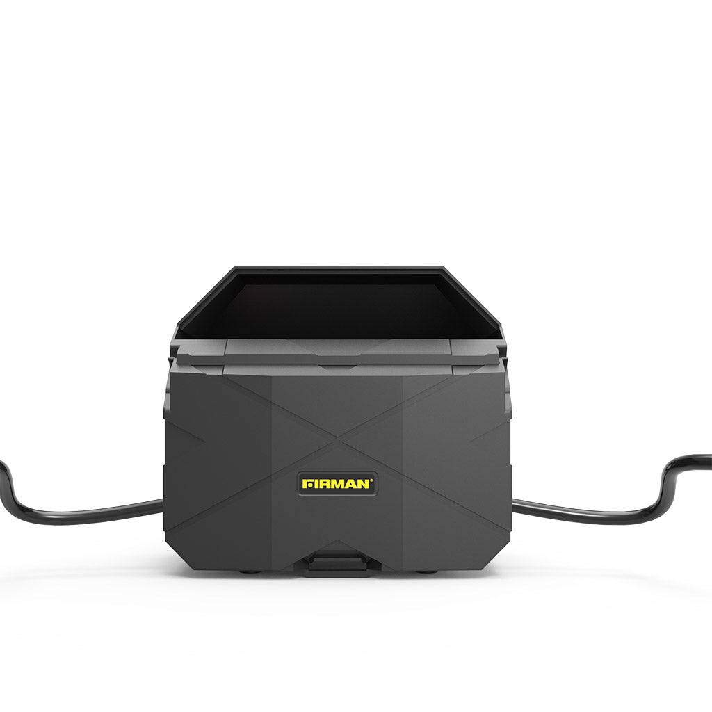 Firman 50A Parallel Kit for connecting two generators, available at Cabin Depot, boosts power. Protects outlets from dust with covers.