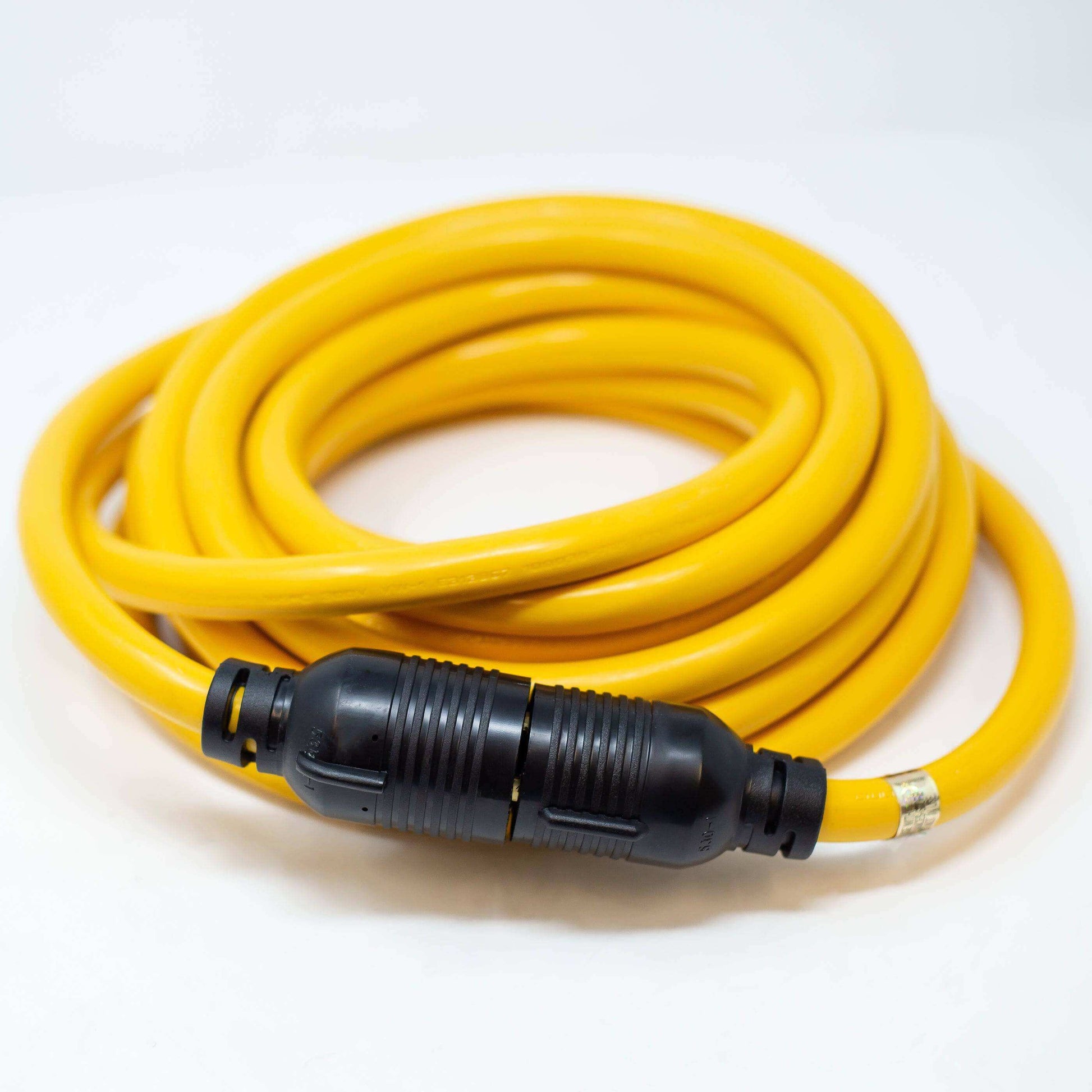 Firman 30A L14-30P to L14-30R Power Cord, 25FT, Gold, outdoor use, 2-year warranty, available at Cabin Depot