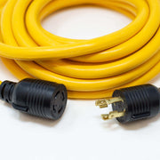 Firman 30A L14-30P to L14-30R Power Cord, 25FT, 10 Gauge for outdoor use, available at Cabin Depot. Perfect fit for Firman generators.