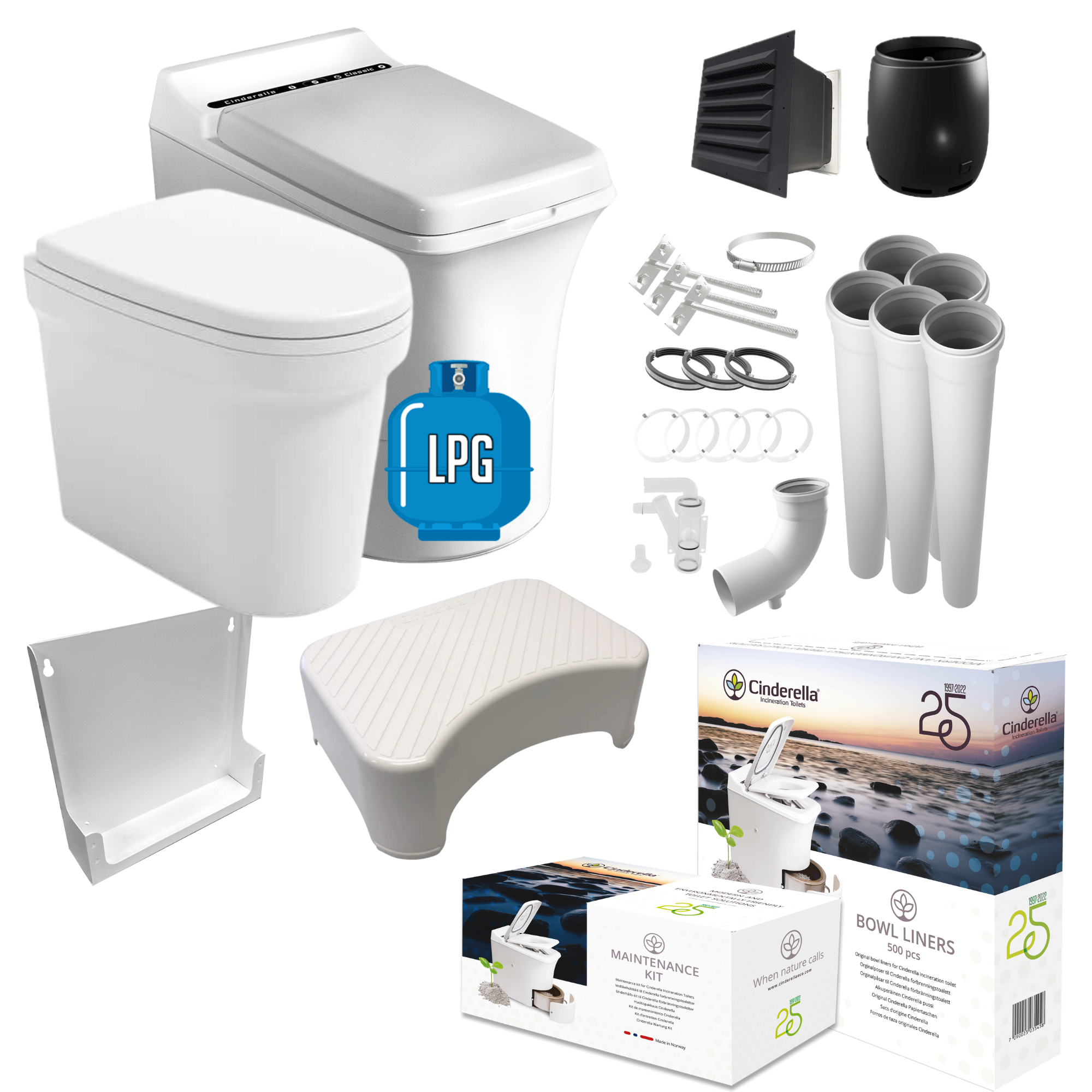 Ensemble complet de toilettes Cinderella Freedom