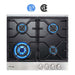 GaslandChef 24" LPG/Natural Gas Tempered Glass Cooktop - Black - by GaslandChef