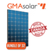 Bundle of 32 - 300 Watt Mono GMA Solar Panel - by GMA Solar