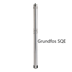 Grundfos 3" 115V submersible pump for off-grid solar, available at Cabin Depot. High-quality stainless steel, efficient well pump.