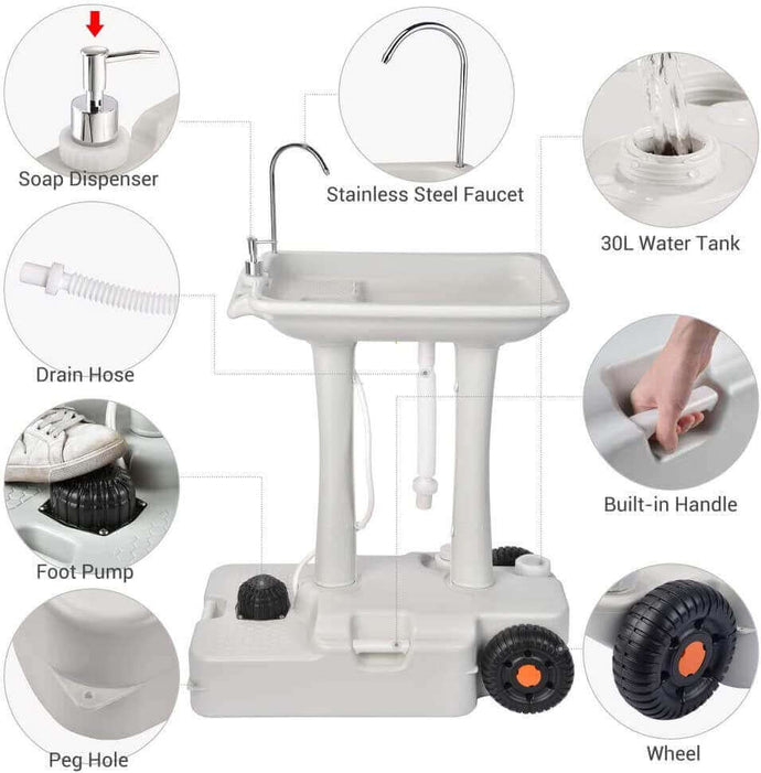 HomeStead Appliance Portable Sink With Dual Faucets - Uncategorized by HomeStead Appliance Co.