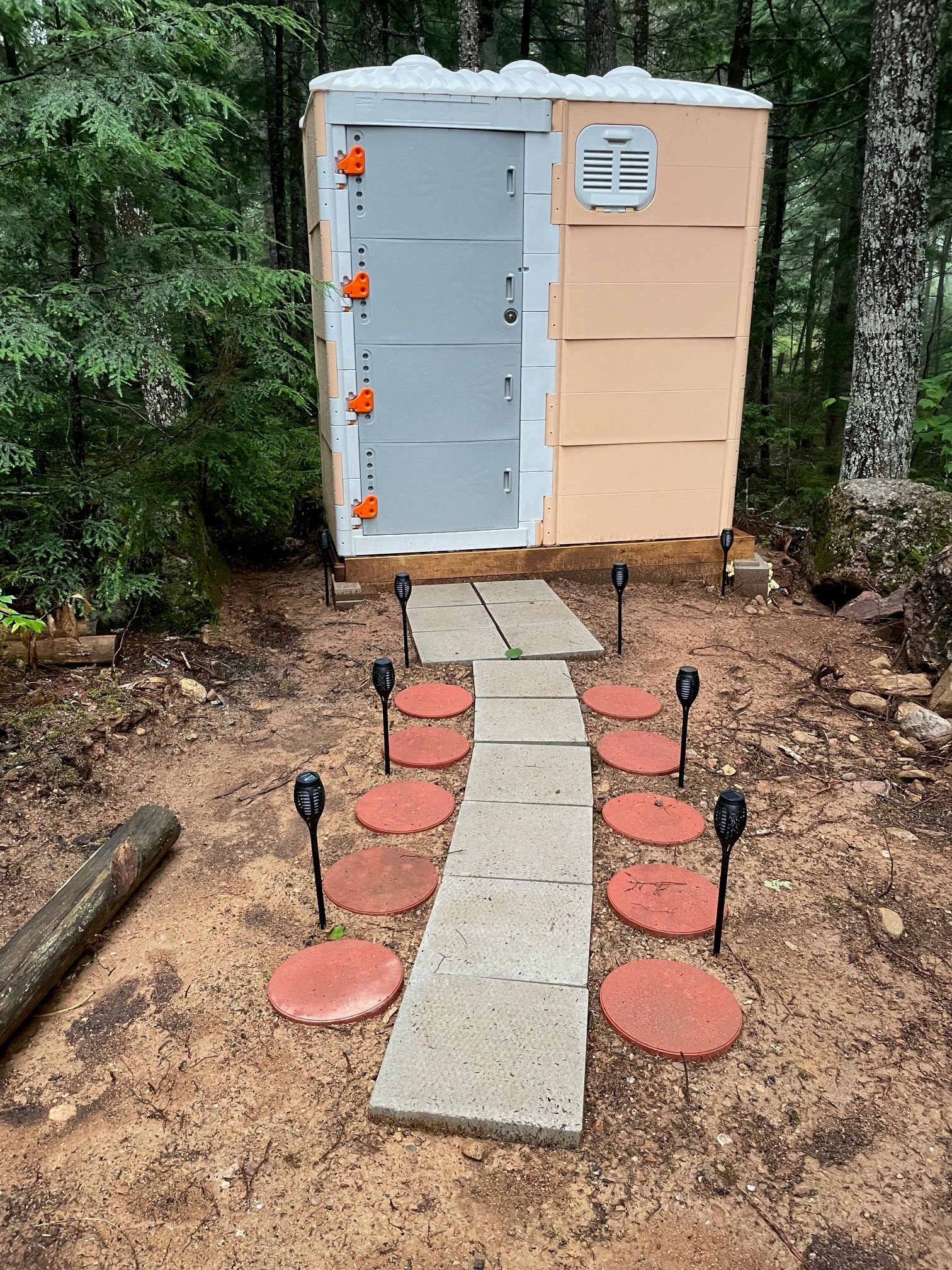 Homestead Appliance Portable Toilet Structure Double