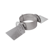 Summum Pro Roof Support for chimney pipe, 304 Stainless Steel, by Cabin Depot. Adjustable roof pitch, supports cathedral ceilings. Product SC-6RFS-2.