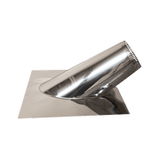 Summum Pro 45-60 Degree Roof Flashing with Storm Collar from Cabin Depot, stainless steel vented, product number SC-6RF03