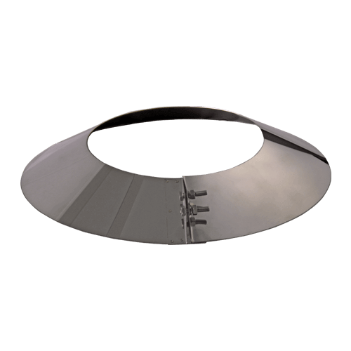Summum Pro Storm Collar made of 304 stainless steel for SUMMUM PRO chimneys, available at Cabin Depot. Product SC-6SC for waterproofing.