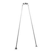 Summum Pro Extended Roof Bracket for chimney support, adjusts 5-10 ft, stainless steel ring, sold by Cabin Depot, SC-6ERB