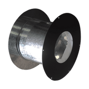 Summum Pro Insulated Wall Thimble for chimneys at Cabin Depot, fits 8” to 15 ½” walls, model SC-6IWT-2-P