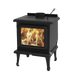 J. A. Roby Sirius Wood Stove with Fire Burning, Compact and Eco-friendly Design, CSA B415.1-10 & US EPA Certified.