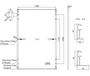 Technical diagram of JA Solar 405W Mono Solar Panel with dimensions and mounting details, showcasing grounding and draining holes.