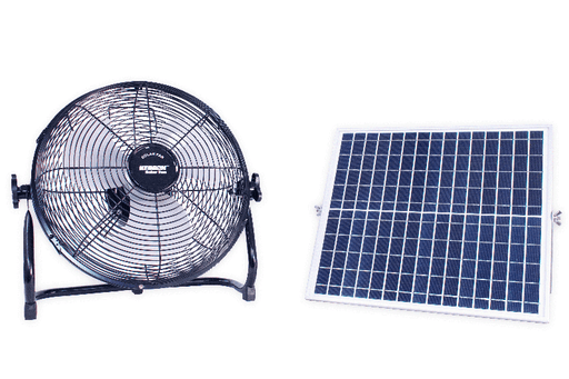 Kedron™ 12" Solar Powered Fan - 24W - Solar Panels by Kedron