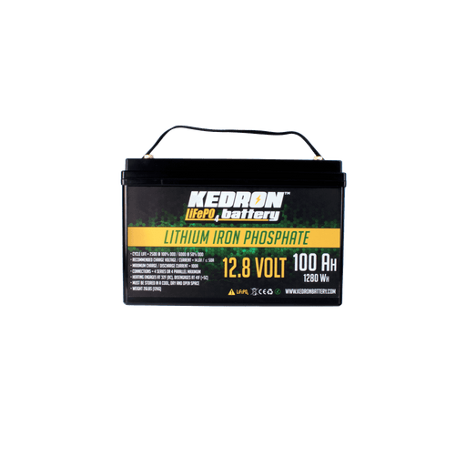 Kedron 12V 100AH LiFePO4 Battery - Batteries by Kedron