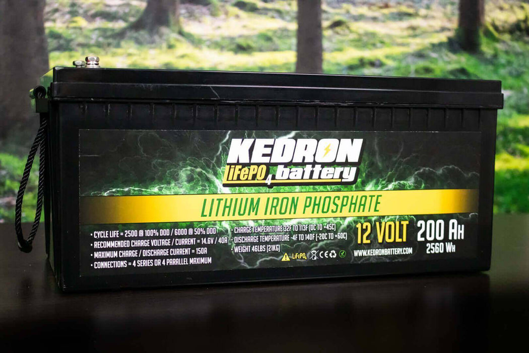 Kedron 12V 200AH LiFePO4 Battery (CLEARANCE) - Batteries by Kedron