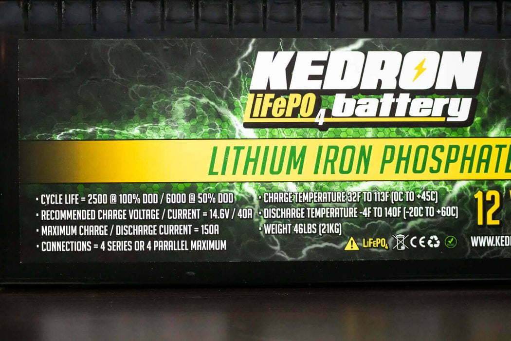 Kedron 12V 200AH LiFePO4 Battery (CLEARANCE) - Batteries by Kedron