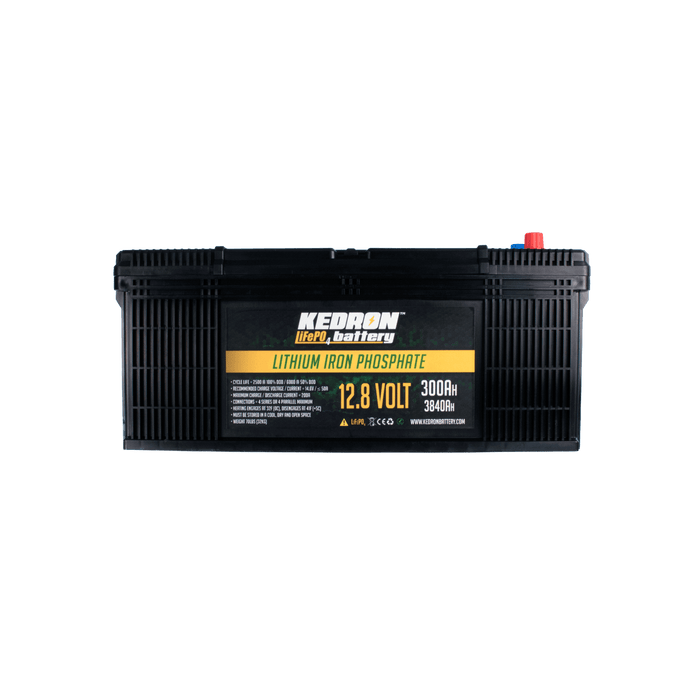 Kedron 12V 300AH LiFePO4 Battery, Lightweight Lithium Iron Phosphate with Free Shipping in Canada