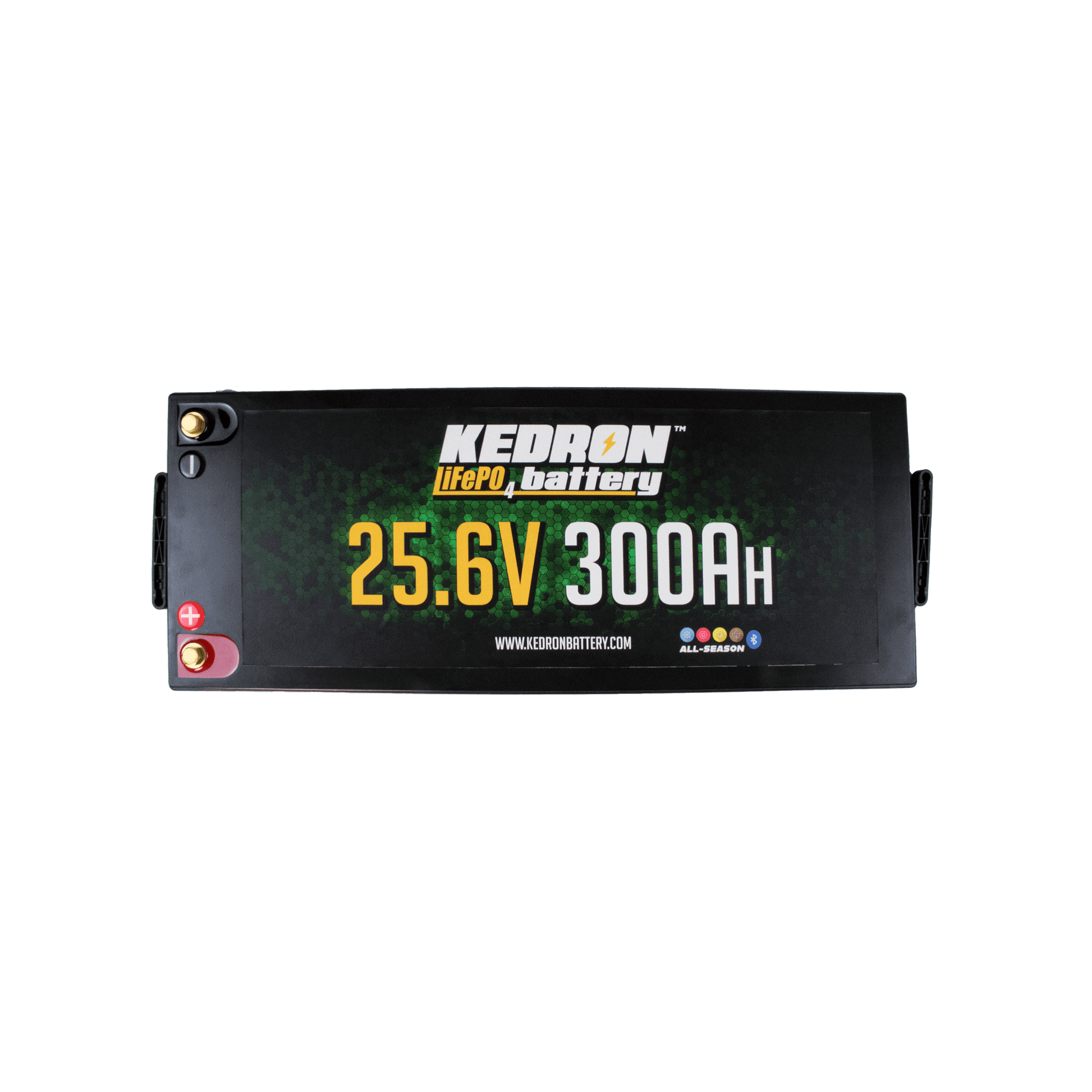 Kedron 24V 300AH LiFePO4 Battery, lightweight and durable, available at Cabin Depot with free shipping in Canada.