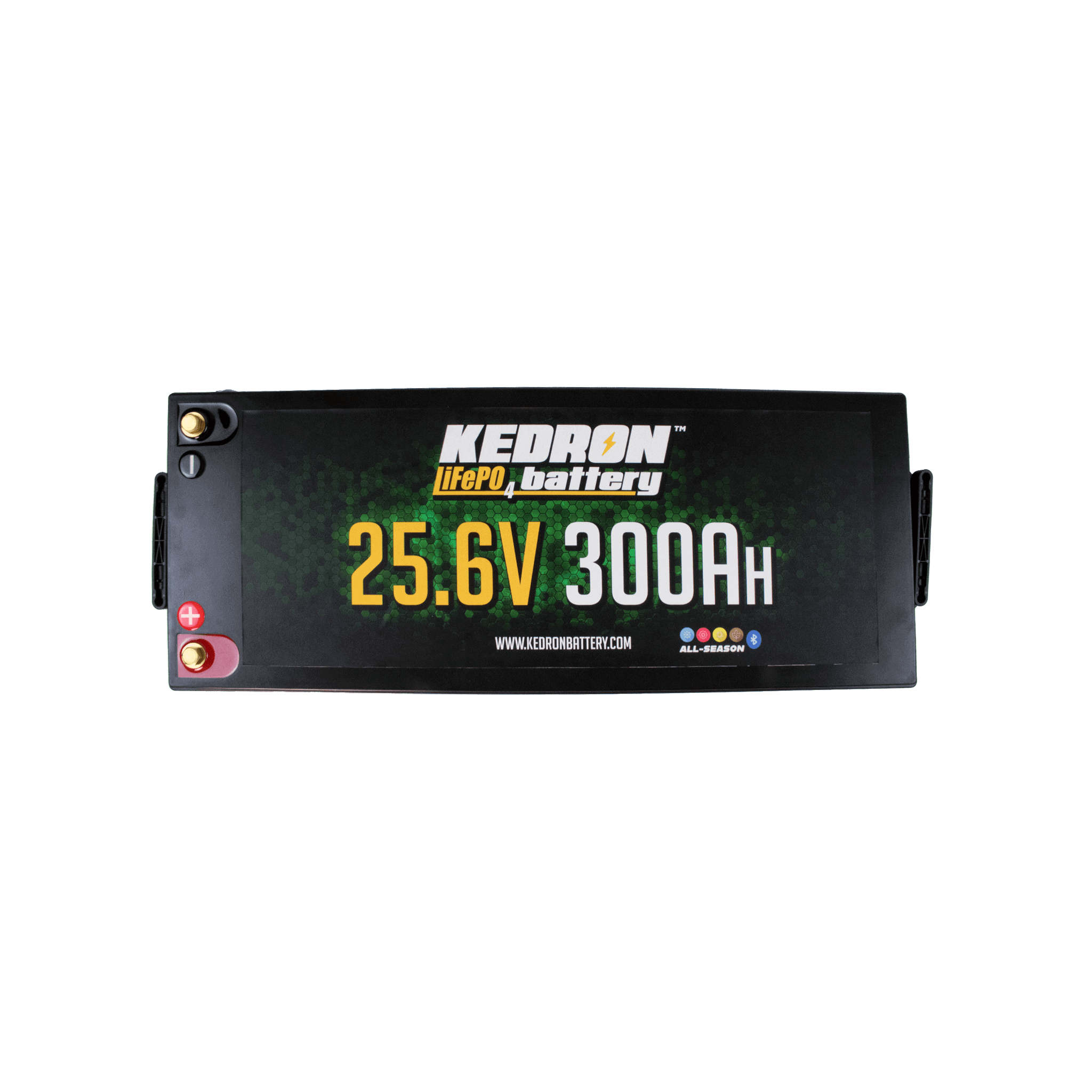 Kedron 24V 300AH LiFePO4 Battery, lightweight and durable, available at Cabin Depot with free shipping in Canada.