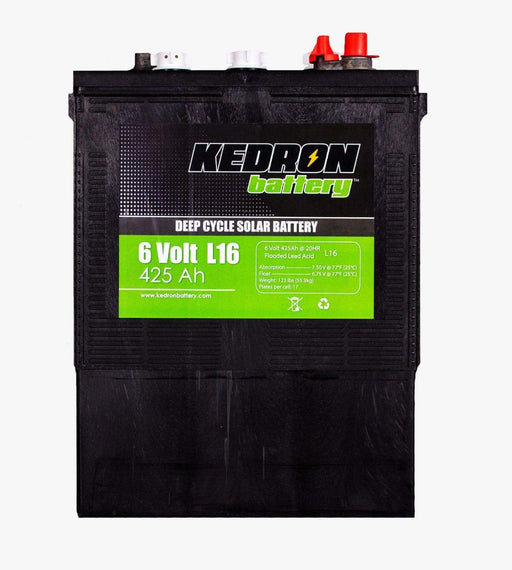 Kedron 6V 425AH L16 Flooded Deep Cycle Battery - Uncategorized by Kedron