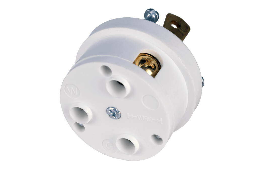 Kedron 120V AC NEMA L5-30P Twist Lock Plug, UL Certified 30A, suitable for 3-wire applications, fits generators over 3000 watts.