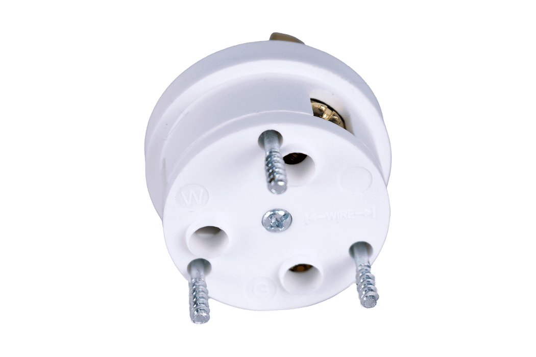 Kedron 120V AC NEMA L5-30P Twist Lock Plug, UL Certified 30A, suitable for 3-wire generators, high quality power connector.