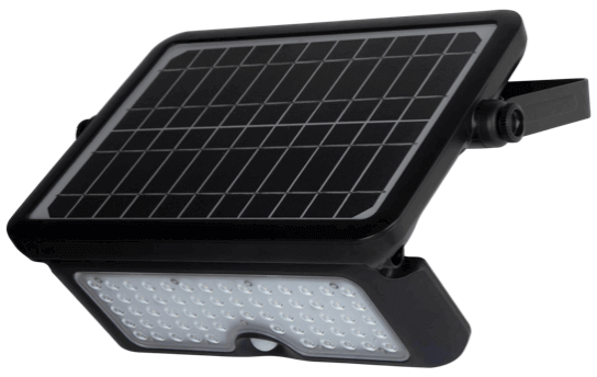 Kedron 10W Multifunction LED Solar Powered Light with adjustable bracket, available at Cabin Depot, 1150 Lumen output.