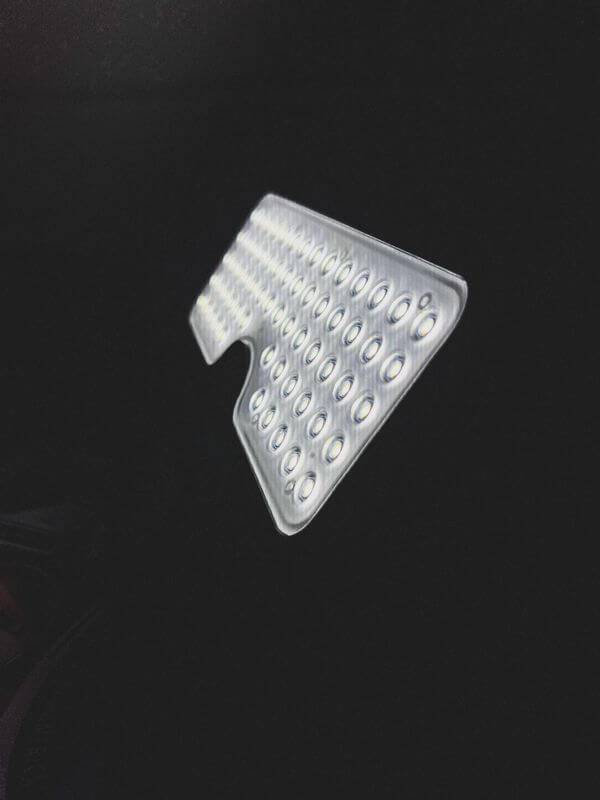 Kedron 10W Multifunction LED Solar Light from Cabin Depot with adjustable brackets, showcasing bright 1150 lumen output.