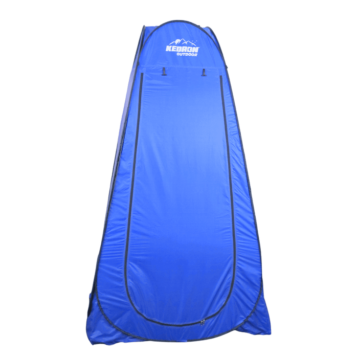 Blue Kedron Outdoor pop up privacy shelter tent, portable and lightweight, ideal for shower or toilet use with easy setup.