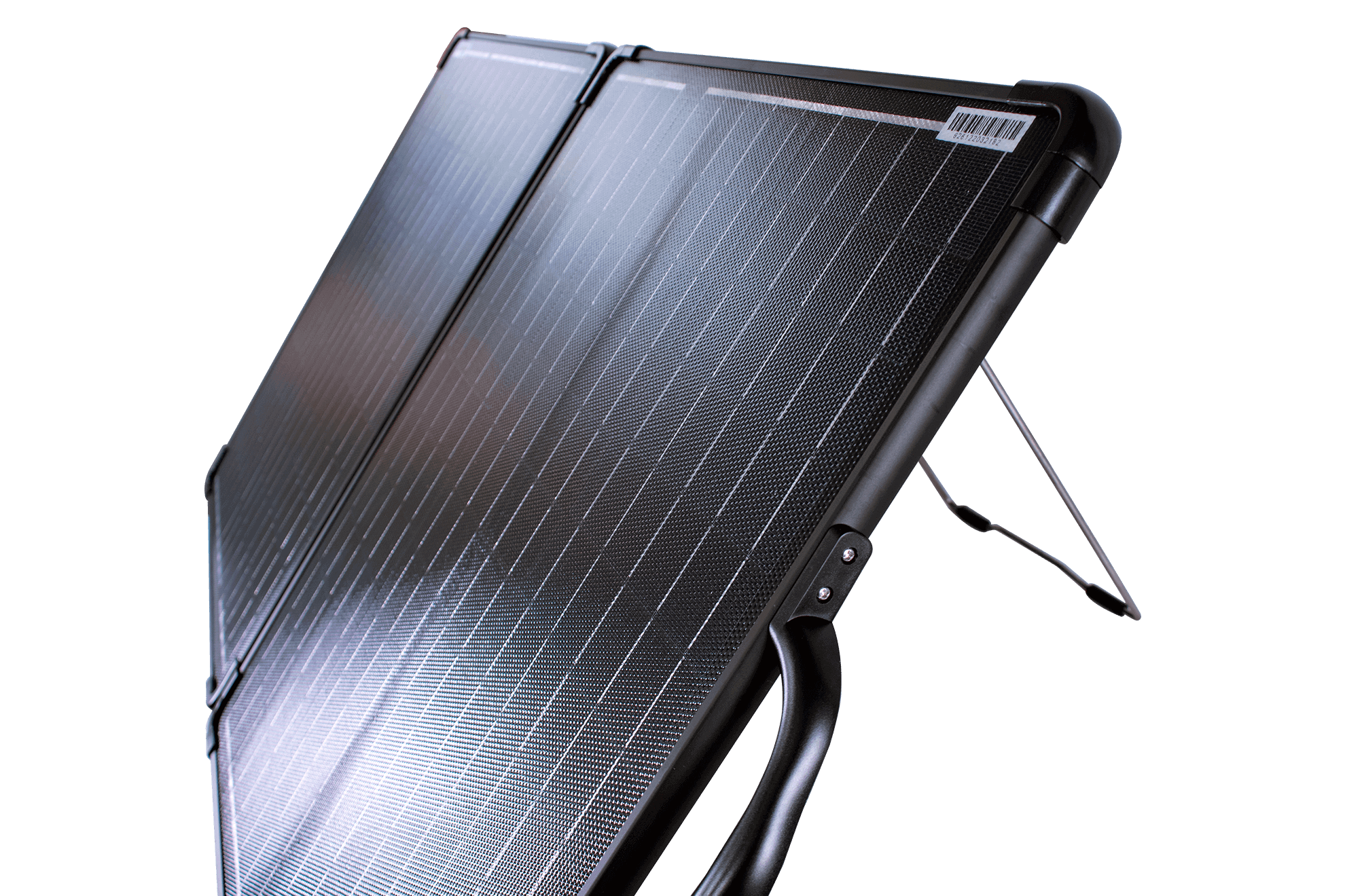 Kedron 100W Folding Solar Panel Kit with Controller, featuring ETFE surface and kickstand, ideal for RVs and camping by Cabin Depot.
