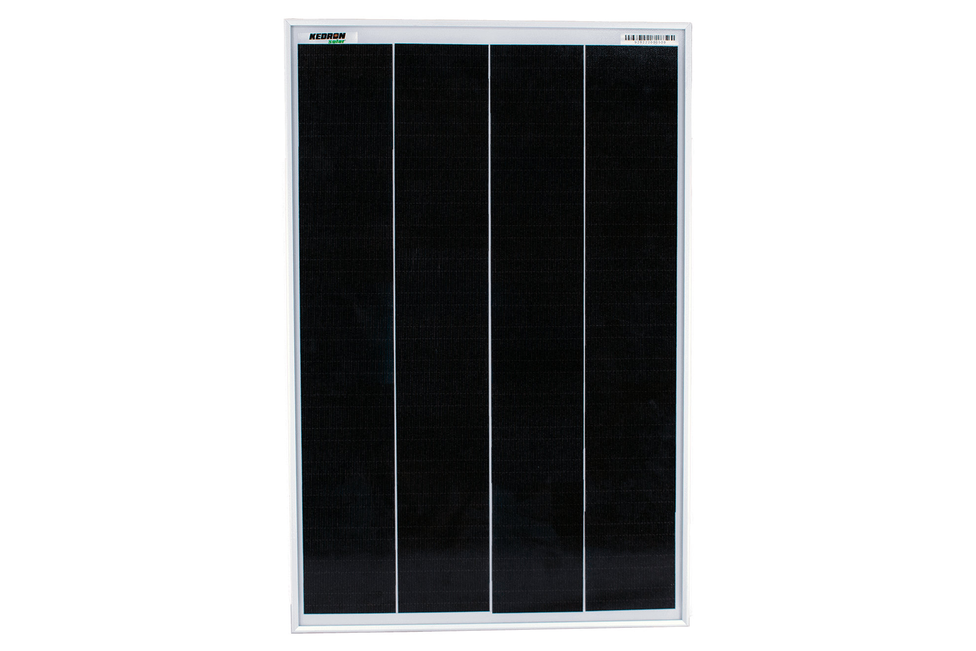Kedron 30W Mono Solar Panel with aluminum frame and waterproof MC4 connectors available at Cabin Depot