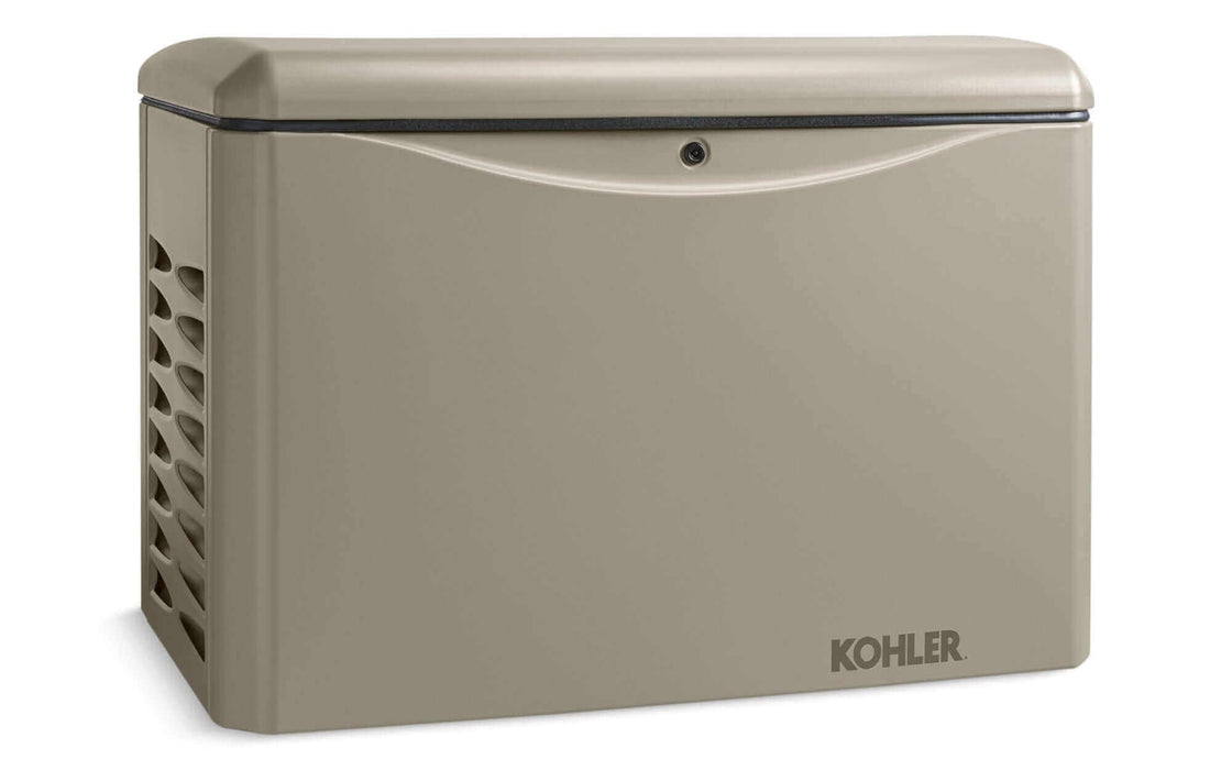 Kohler 14kW Off-Grid LPG Generator for reliable off-grid power solutions, available at The Cabin Depot.