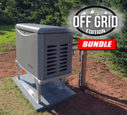 Kohler 14kW LPG Generator, Off-Grid Edition Bundle by The Cabin Depot, outdoor installation, CSA Certified, ready to ship.