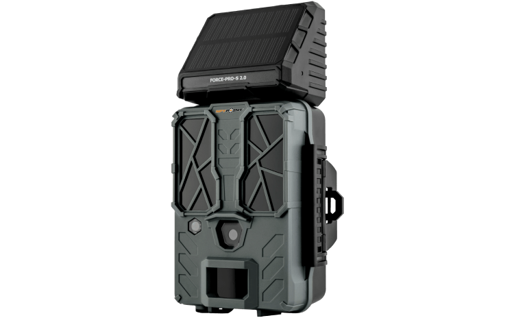 Spypoint Force-Pro 2.0 Solar Trail Camera capturing sharp 4K images with solar battery support for efficient energy use.