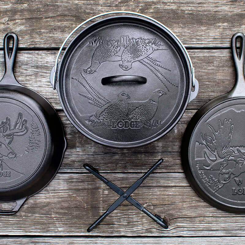 新品未使用　Lodge WILDLIFE SERIES 5ピースセット Lodge 5-Piece Wildlife Cookware - Off-Grid Ready! – The Cabin Depot
