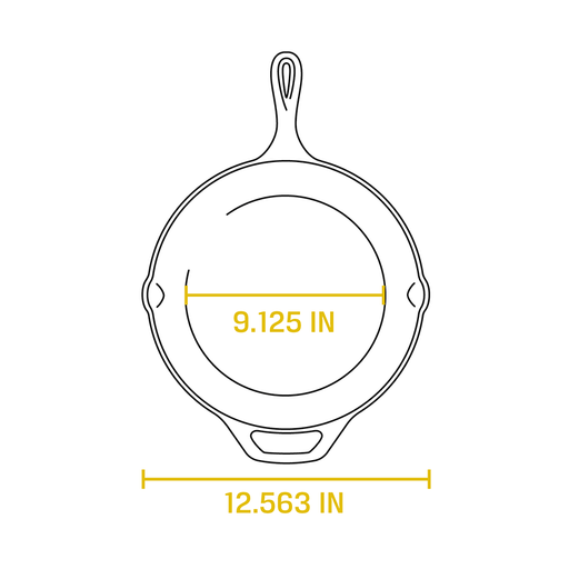 Lodge - Yellowstone™ 12 Inch Cast Iron Steer Skillet