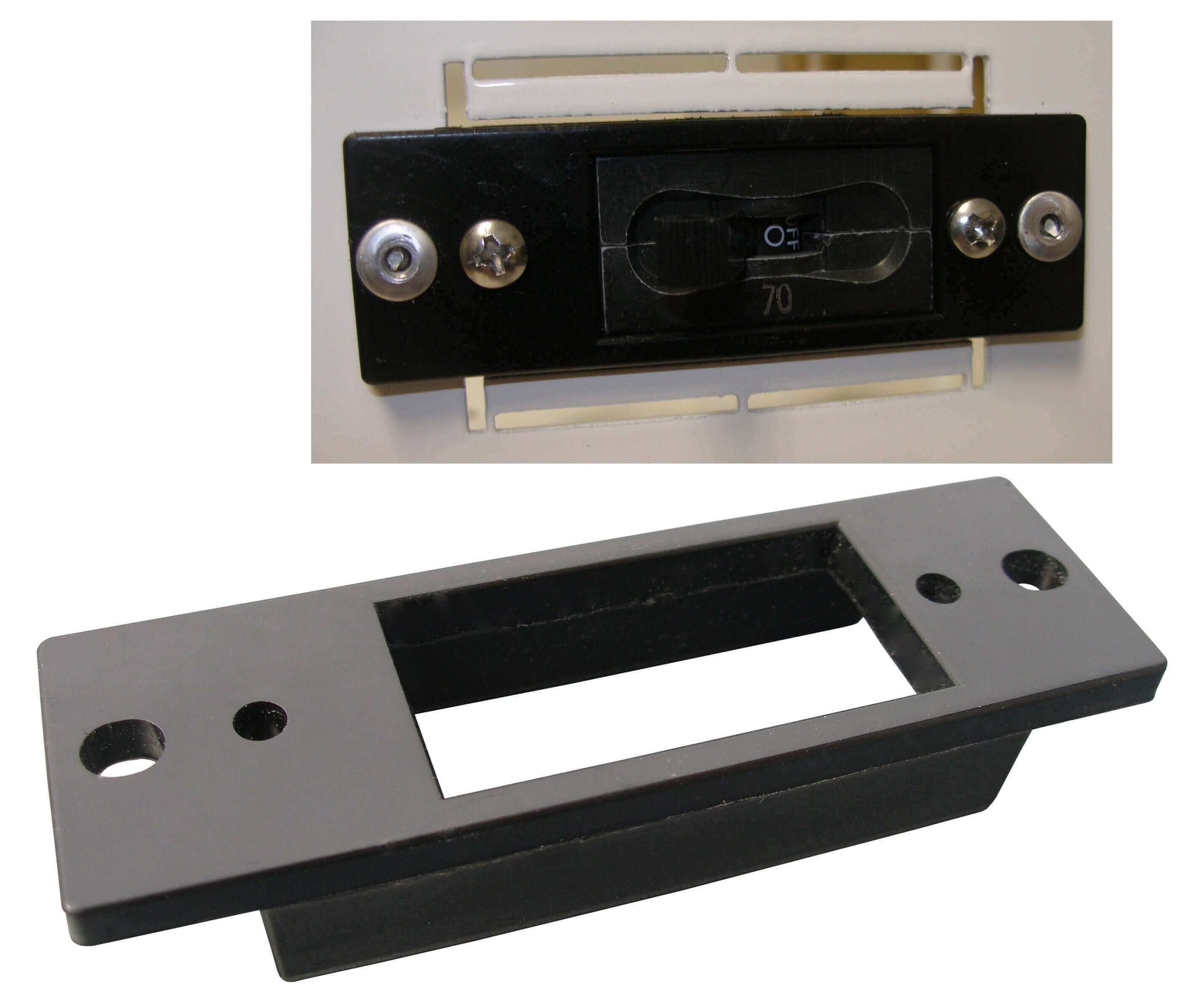 MidNite Breaker Adapter by Cabin Depot for converting 1-inch to 3/4-inch breakers, affordable and hard-to-find solution.